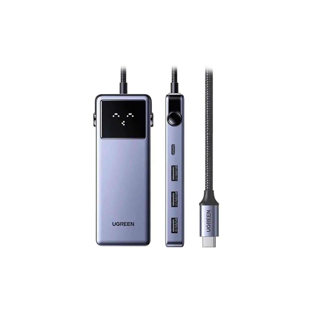 Adaptador Hub USB-C UGREEN CM888 7 en 1 HDMI RJ45 USB-A x3