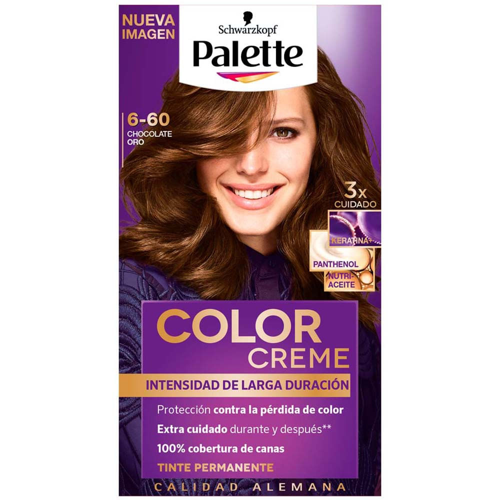 Tinte para Cabello PALETTE Color Creme 660 Chocolate Oro