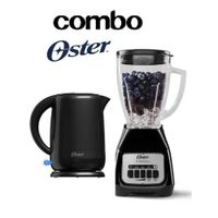 Combo Oster Licuadora 1.5 L + Hervidor Eléctrico 1.7 L - Negro