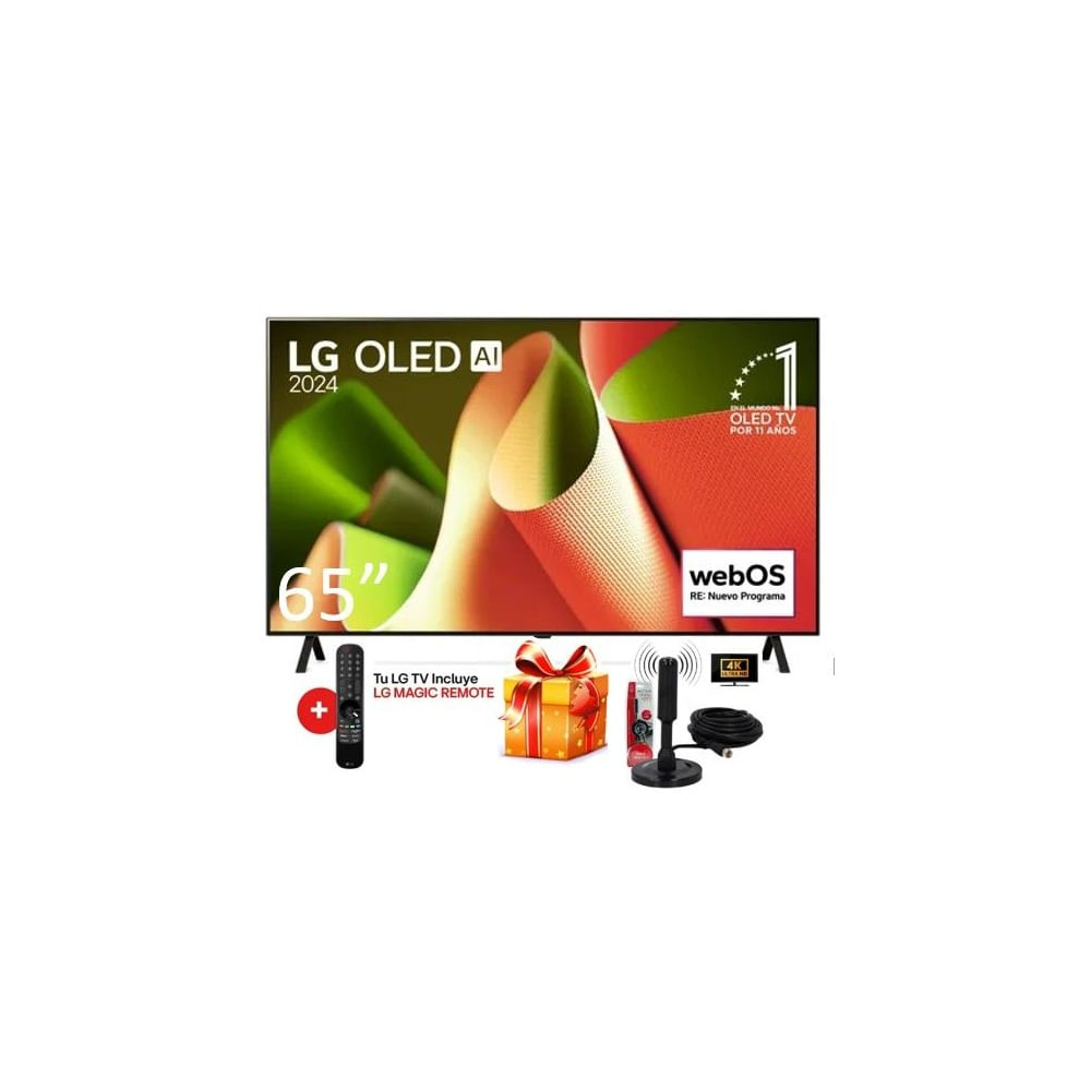 TELEVISOR SMART TV LG OLED 4K 65 OLED65B4PSA CON THINQ AI