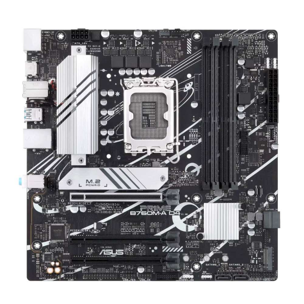Motherboard ASUS Prime B760M-A D4 DDR4, Chipset Intel B760, LGA1700, mATX