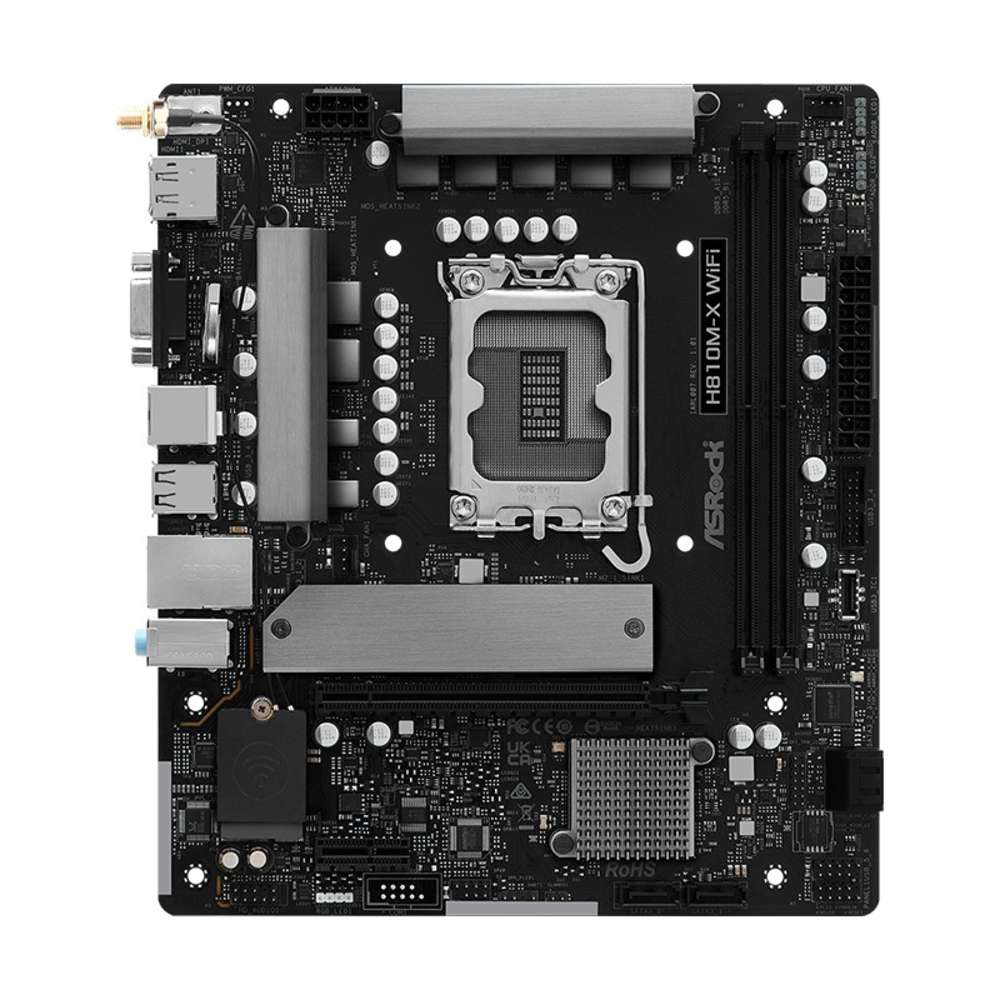 Motherboard ASROCK H810M-X WiFi, Chipset Intel H810, LGA 1851, mATX