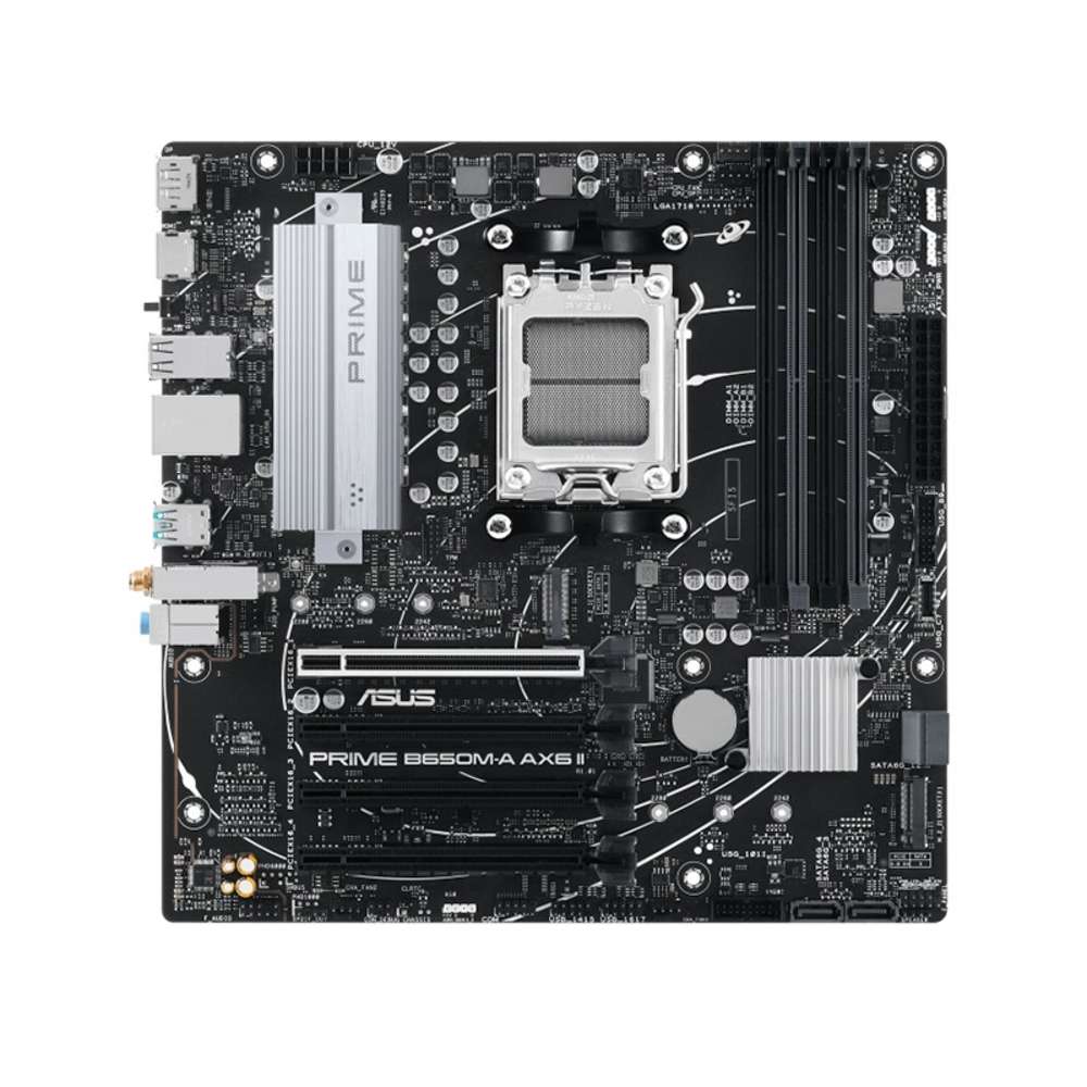 Motherboard ASUS PRIME B650M-A AX6 II, Chipset AMD B650, Socket AMD AM5, mATX