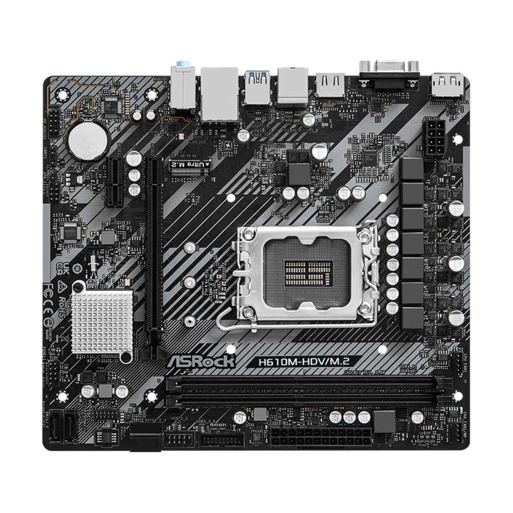 Motherboard ASROCKH610M-HDV/M.2 R2.0, Chipset Intel H610, LGA1700, mATX