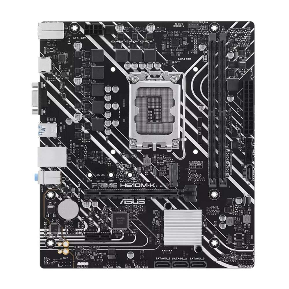 Motherboard ASUS PRIME H610M-K, Chipset Intel H610, LGA1700, Micro ATX