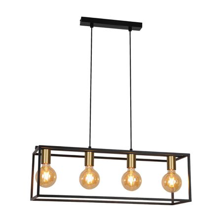 Lámpara Colgante Trendy Orange E27 Negro/Oro 40W