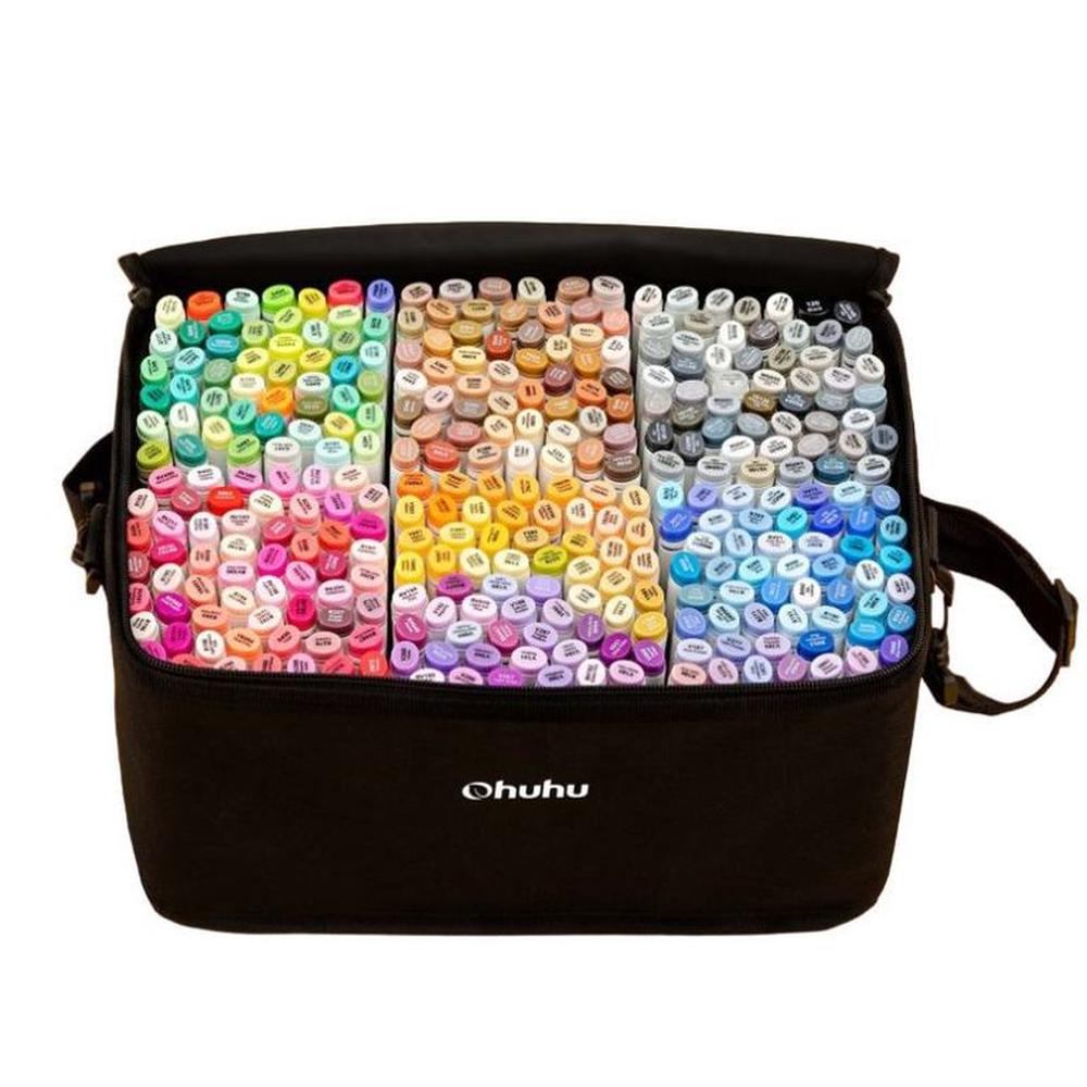 Ohuhu Oahu. Set de 320 marcadores de alcohol