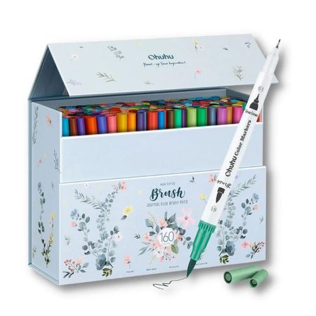 Ohuhu Maui- marcador base de agua - set 160 colores