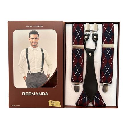 Tirantes para pantalon hombre modelo MISAEL Negro Talla única