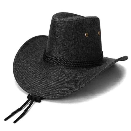 Sombrero Estilo Vaquero Antonio - Negro Negro Talla única