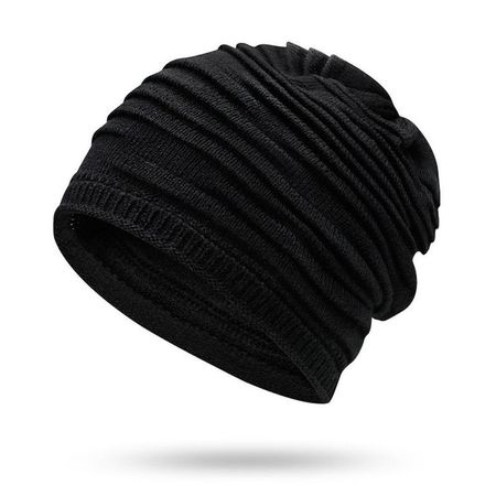Beanie Chullo Bone gorro Unisex  Negro Negro Talla única