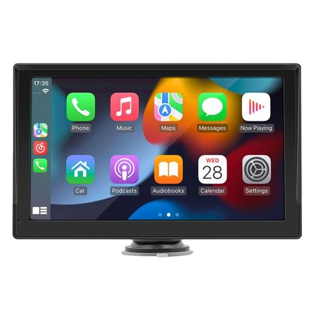 Pantalla 9” CarPlay, Android Auto, Bluetooth, WiFi, MirrorLink y Cámara Retroceso de Auto QM-S9003R
