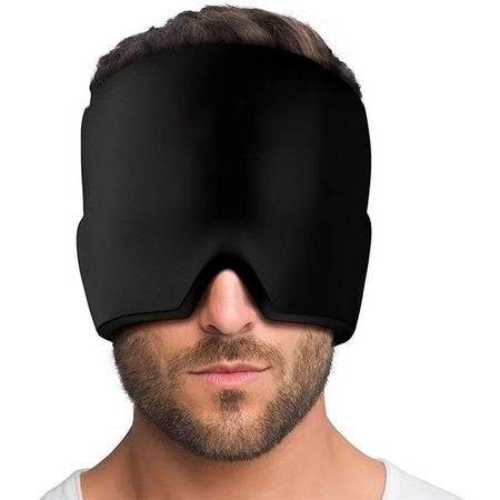 Gorro Gel NEGRO para Dolor de Cabeza y Migraña - Frio Caliente