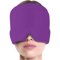 Gorro Gel Lila para Dolor de Cabeza y Migraña - Frio Caliente