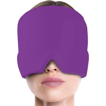 Gorro Gel Lila para Dolor de Cabeza y Migraña - Frio Caliente