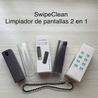 Pack de 2 Limpia Pantallas modelo spray wipe 2 EN 1