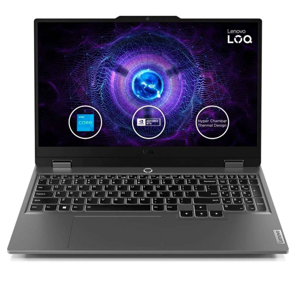 Notebook Lenovo LOQ 15IAX9 15.6"" FHD IPS, Core i5-12450HX hasta 4.4GHz 8GB DDR5-4800MHz SIN OS