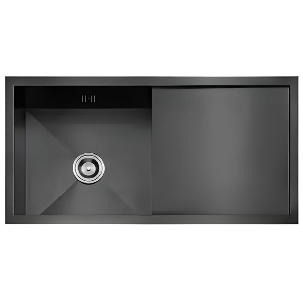 Lavadero 1 Poza con Escurridor Acero Inoxidable Negro ULS01-10050