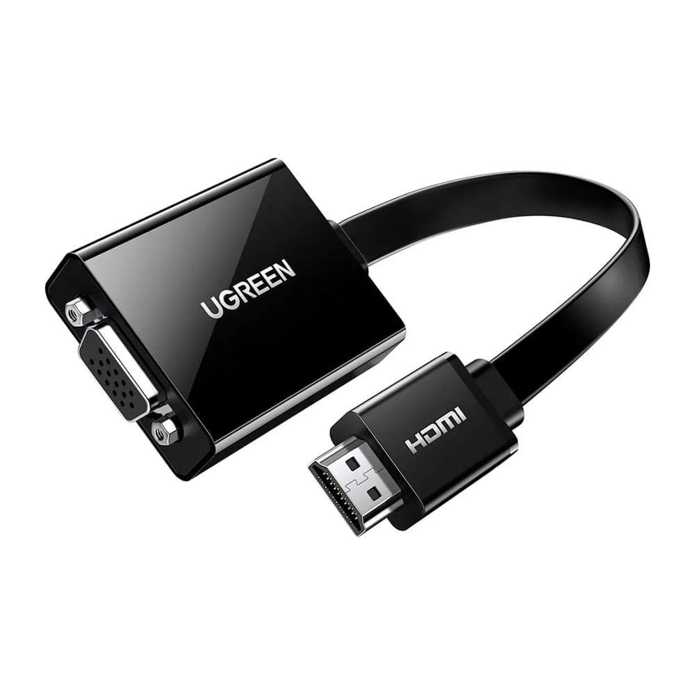 Adaptador Ugreen MM103 HDMI A VGA 60HZ AUDIO 3.5MM