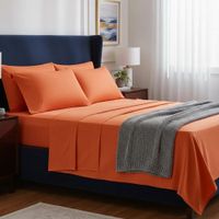 Juego de sabanas  algodón pima interiotex  180 hilos 1 Plaza color Melange Claro