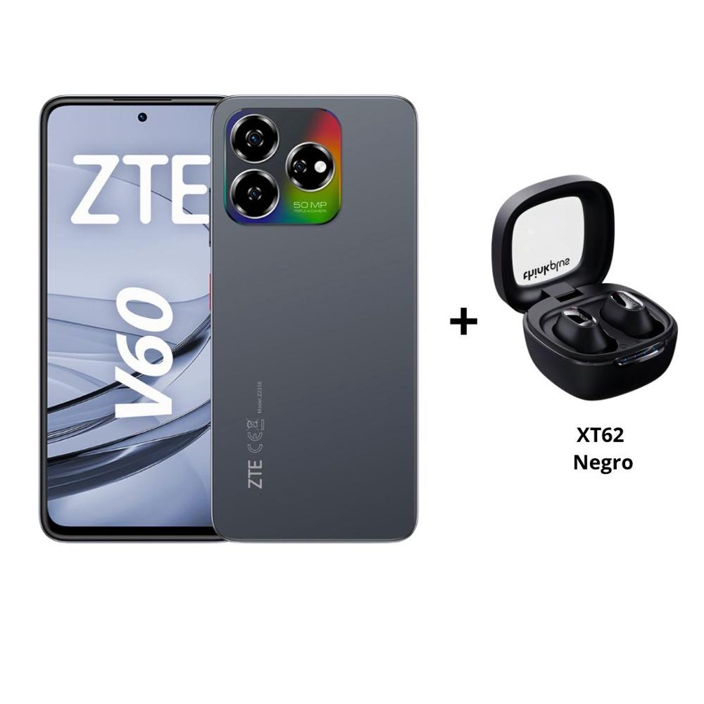 CELULAR ZTE BLADE V60 8+256GB NEGRO,50 MP +Auriculares Lenovo XT62
