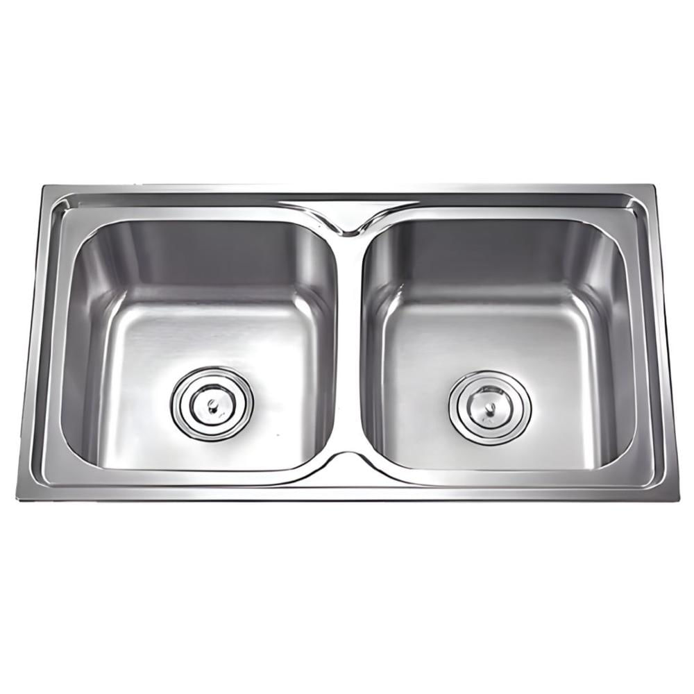 Lavadero 2 Pozas Acero Inoxidabe WO7843