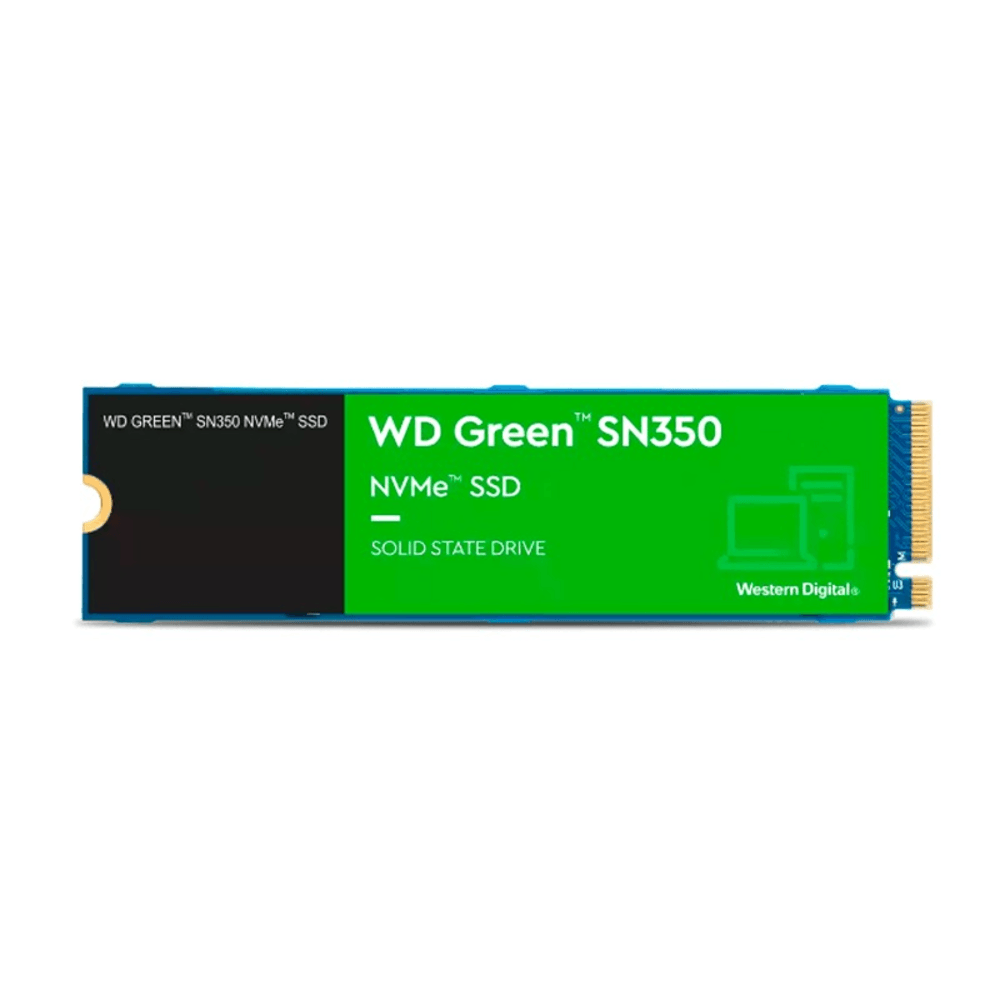 Unidad en estado solido WD Green SN350 NVMe 1TB M.2 2280, PCIe Gen3 x4
