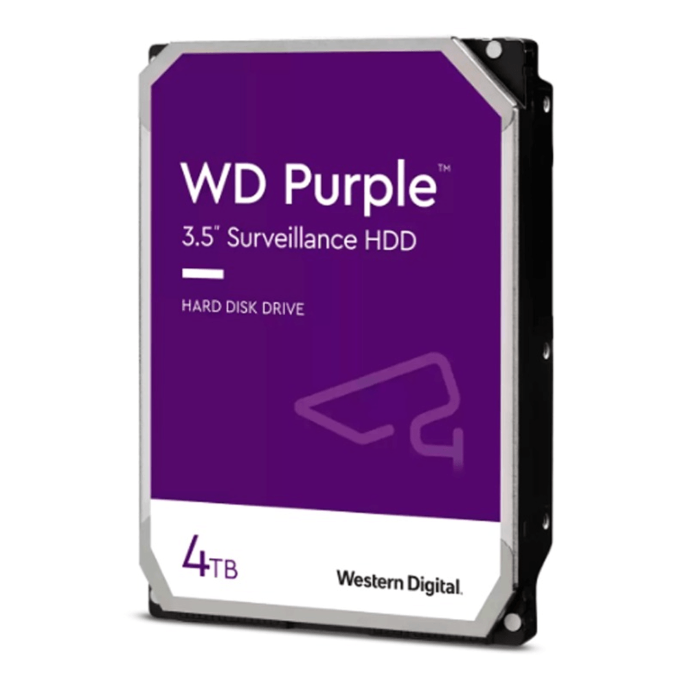 Disco duro Western Digital WD Purple, 4TB, SATA 6.0 Gb/s, 256MB Cache, 5400 rpm, 3.5""