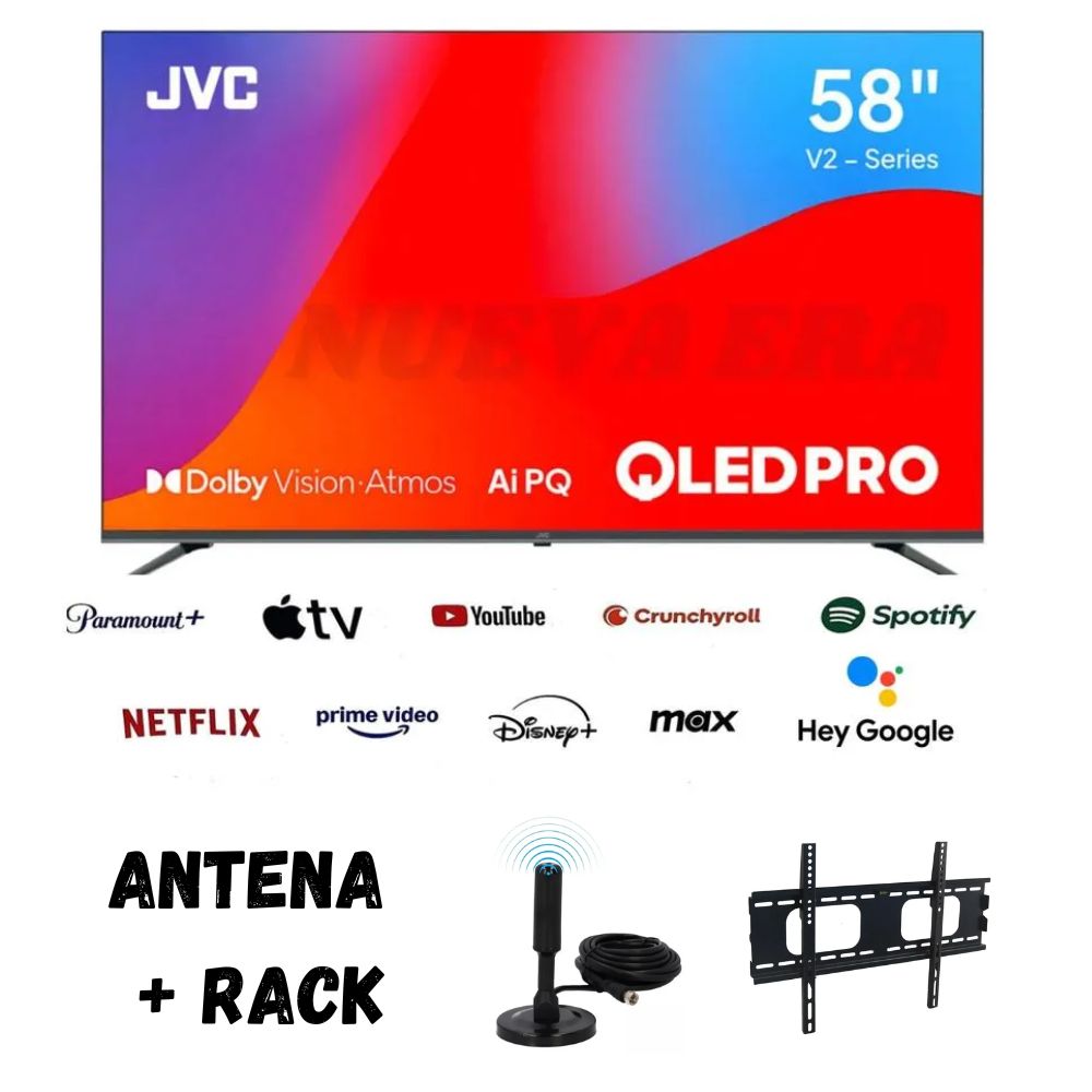 Televisor JVC 58'' UHD 4K QLED LT-58KM858 2025 - ATN - RACK
