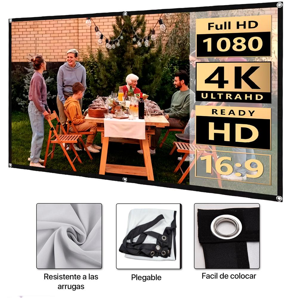 Pantalla Ecran Reflectiva Para Proyector 100 Pulgadas Owlenz