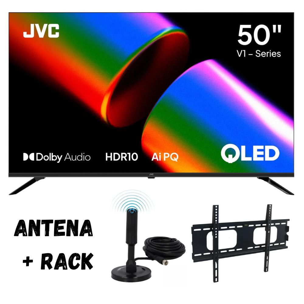 Televisor 50'' QLED JVC UHD 4K LT-50KM758 - ANT - RACK