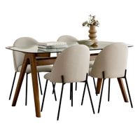 Comedor 4 Sillas Beth HogarySpacios