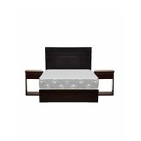Dormitorio 1.5 Plz Orquidea 2 Veladores Colchon Resortes H Y S
