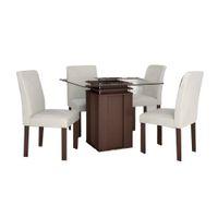 Comedor 4 Sillas Champagne HogarySpacios