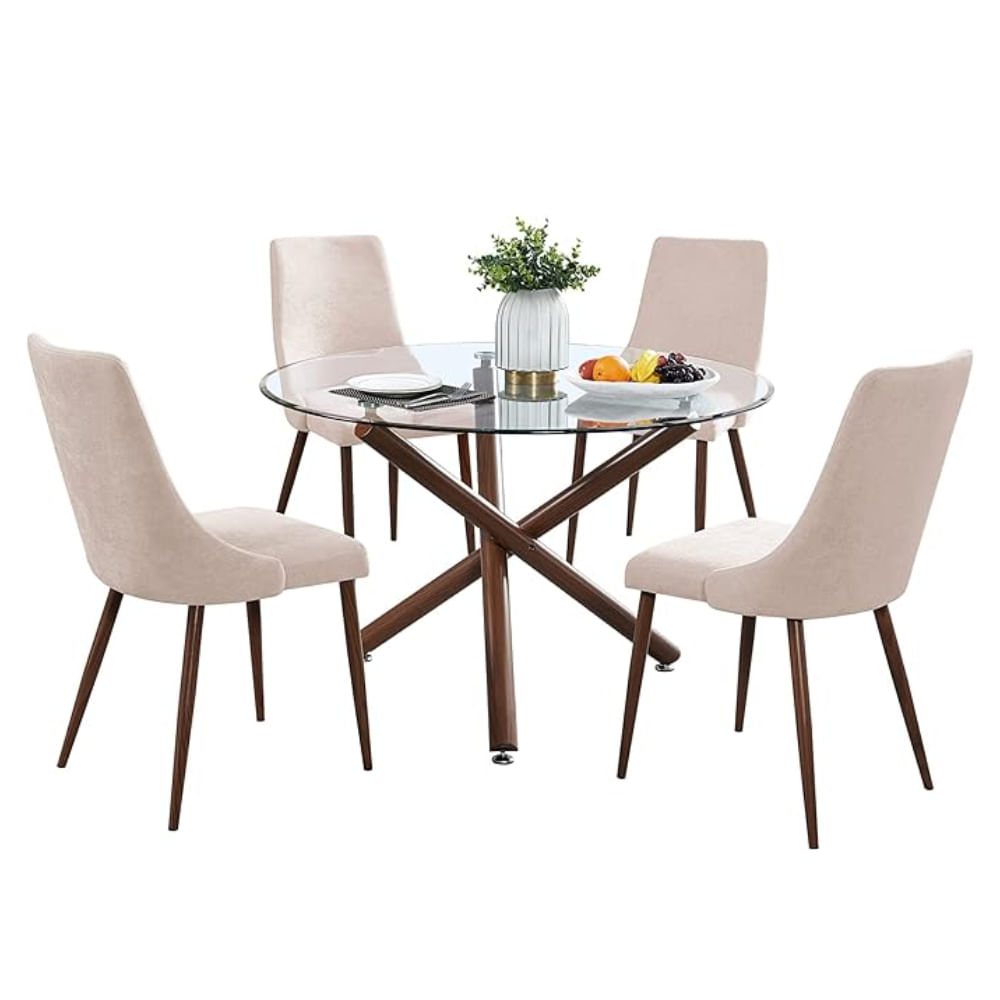 Comedor 4 Sillas Kitiz Beige HogarySpacios