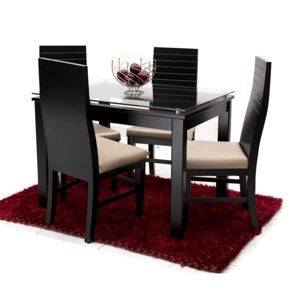 Comedor 4 Sillas Rochelle HogarySpacios