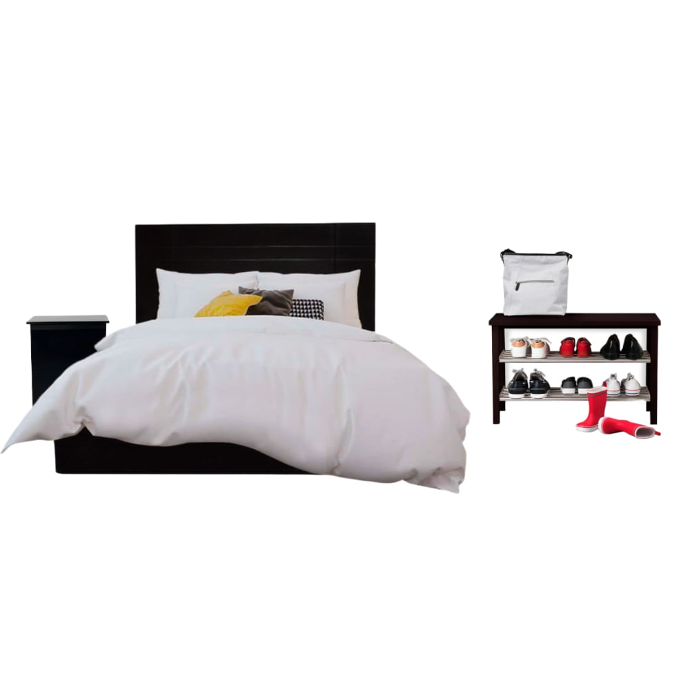Dormitorio 2 Plz Doncella Velador Zapatera H Y S