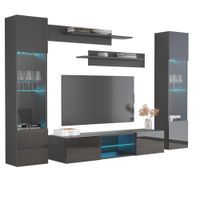 Centro De Tv Walker Gris Oscuro CN