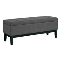 Banqueta Sweet Capitone Gris Oscuro H Y S