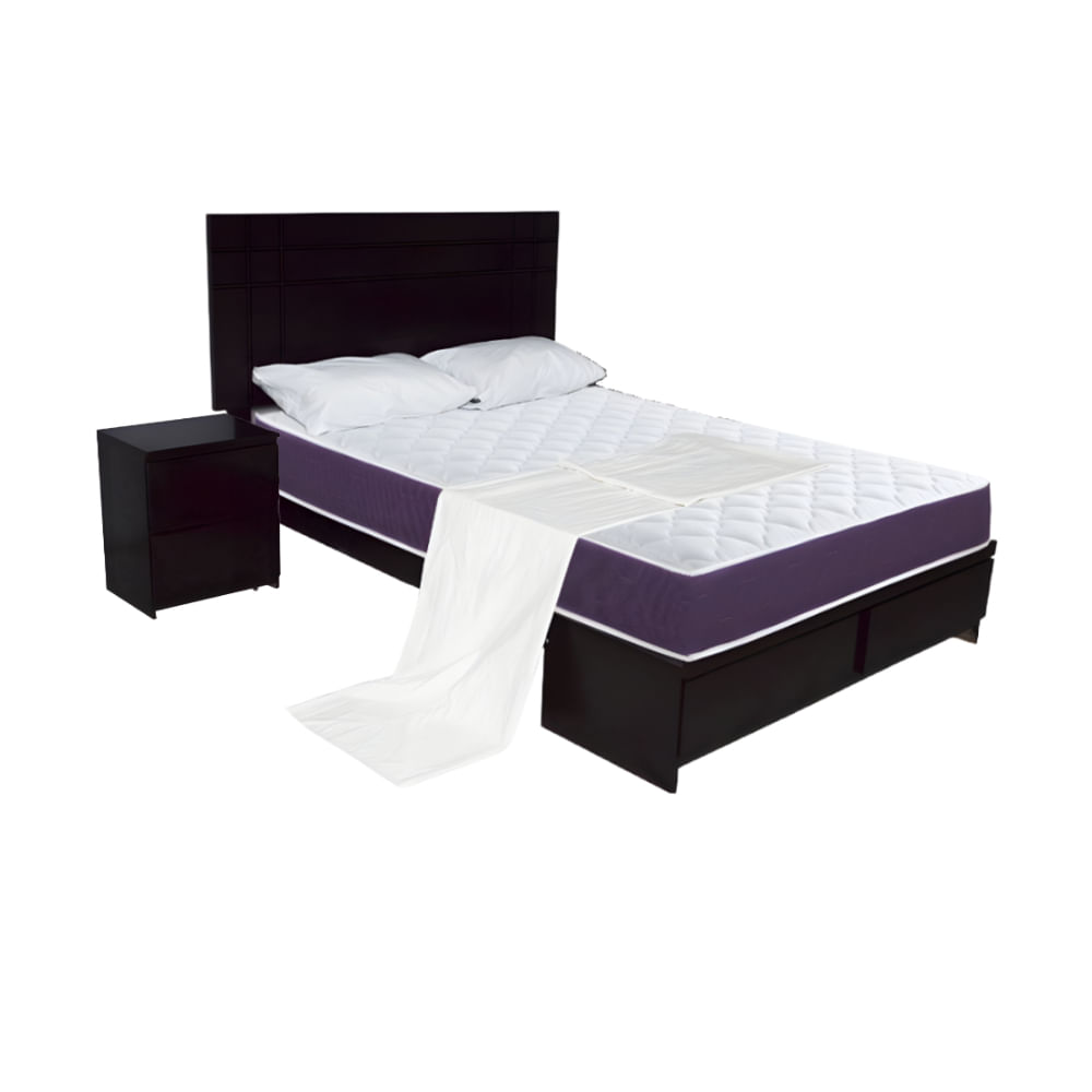 Dormitorio 2 Plz Doncella Colchon 1 Velador H Y S
