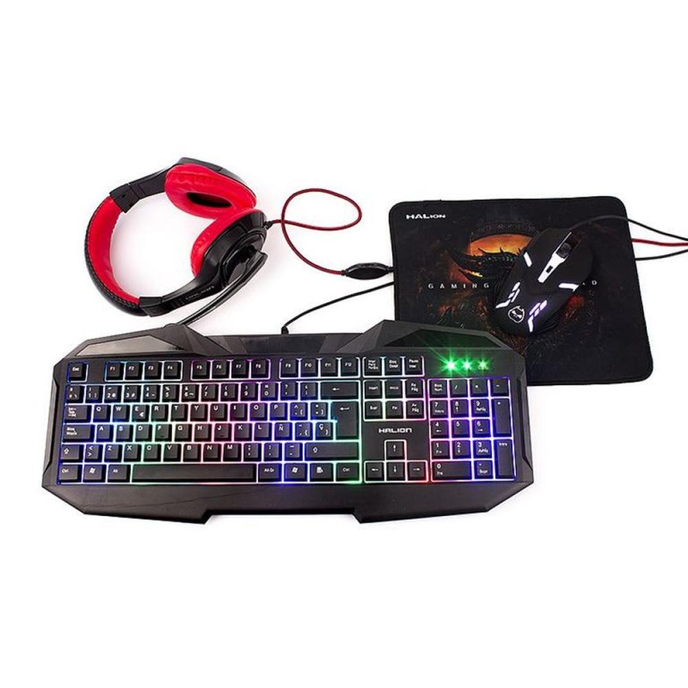 Combo Gamer Halion HA-403C Hunter 4 en 1