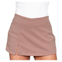 Falda Short Ecovalim Scuba Crepe Tianna Mujer