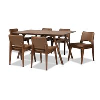 Comedor 6 Sillas Moscu Marron Claro CN