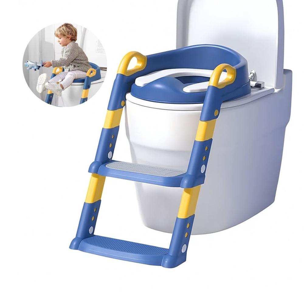 Escalera de Entrenamiento Infantil para Inodoro - Azul