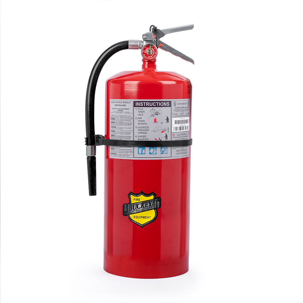 Extintor de Gas Carbónico CO2 BUCKEYE de 20 LB Certificado