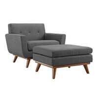 Sillon Banqueta Naia Gris Oscuro H Y S