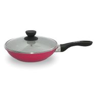 Sartén Cerámica Roja con Tapa N° 24 - 20145158