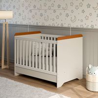 Cuna Infantil Leo Off White/Freijo