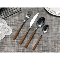 Set Cubiertos X16 Madera Mv