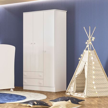 Ropero Noa 3 Puertas 2 Cajones